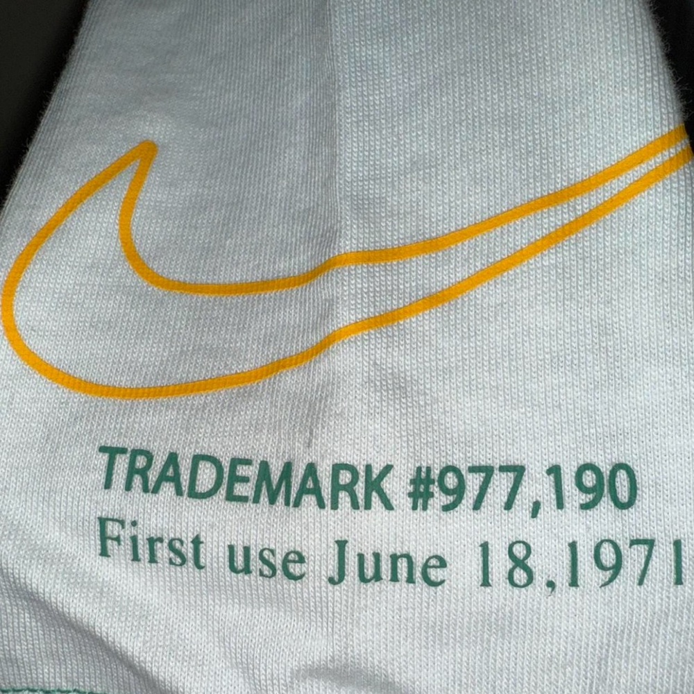 Nike White Tee with vintage look